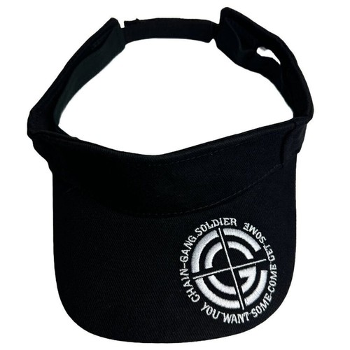 John Cena Blanco y Negro Cadena-Pandilla Palabra Vida Visera Gorra Sombrero WWF WWE - Imagen 1 de 3