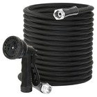 Garden Hose, Water Hose 25 Feet Non-Expandable Water Hose, Lightweight and Du...