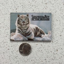 Siegfried & Roy At The Mirage White Tiger Las Vegas Souvenir Magnet #52787