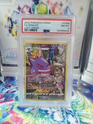 Pokemon - Gengar TG06/TG30 Swsh11: Lost Origin Trainer Gallery Holo - MINT PSA 8