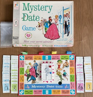 Vintage 1965 Milton Bradley Mystery Date Game 4502 Complete
