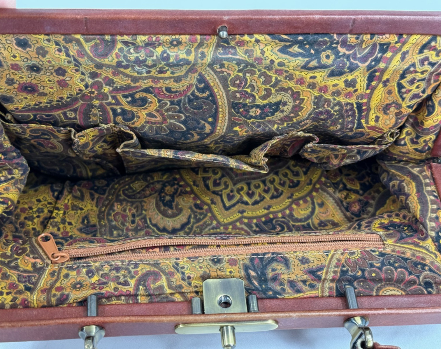 Isabella Fiore Patchwork Suede Leather Floral Sma… - image 18