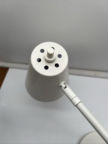 Weiße Kegel Schreibtischlampe geformt 15" modern verstellbar - Bild 6 von 9
