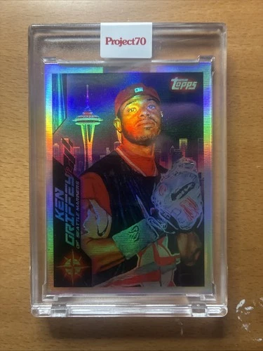 2021 Topps Project 70 Ken Griffey Jr Rainbow Foil /70 - By Jonas Never No. 186