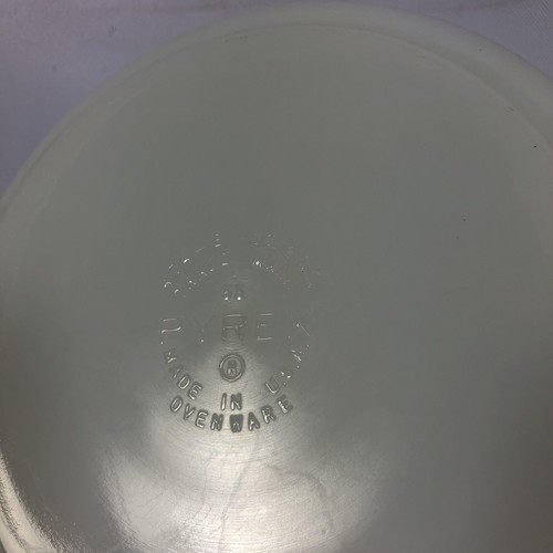 Vintage Pyrex Amish Butterprint Casserole Dish 8 PC Set Turquoise USA Lids READ - Picture 7 of 24