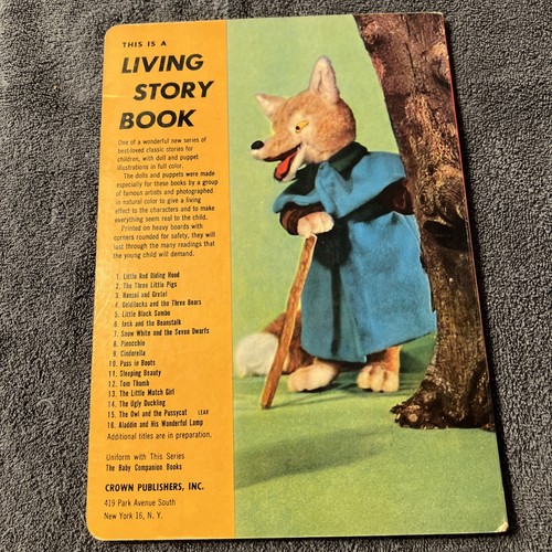 A LIVING STORY BOOK PINOCCHIO 1962 JAPANESE CHILDREN’S BOARD BOOK - Bild 8 von 14