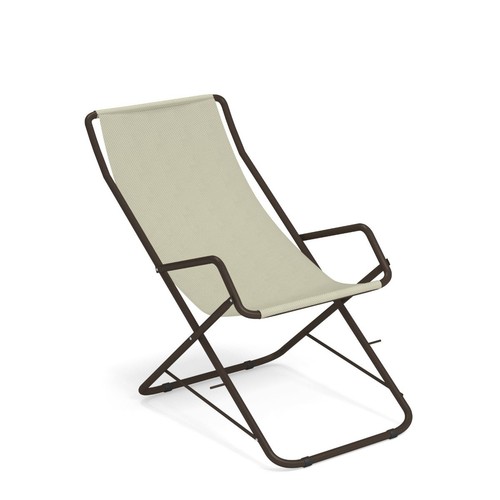 Liegestühle Bahama Brown Indien Und Beige Emu Möbel Externe Schwimmbad Garten - Bild 1 von 4