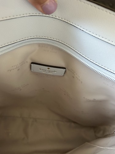 Kate Spade Brynn Large Tote Pale Blue Saffiano Frosty Sky MINT Preppy - Picture 5 of 11
