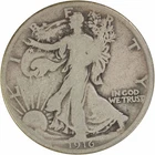 1916 Walking Liberty Silver Half Dollar VG Uncertified #217