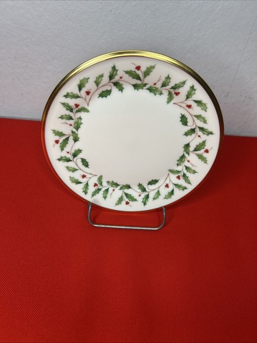 Lenox Holiday Dimension Brotteller Stechpalme Beere Weihnachten USA 11er Set - Bild 9 von 20