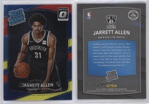 2017-18 Panini Donruss Optic Rated Mega Box Red & Yellow Jarrett Allen Rookie RC