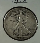 1918 Walking Liberty Silver Half Dollar