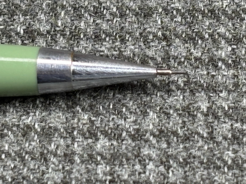 PP1 FÜNF in 5 Pentel über Japan grüner Schaft gebürstetes Aluminium Druckbleistift - Bild 12 von 13