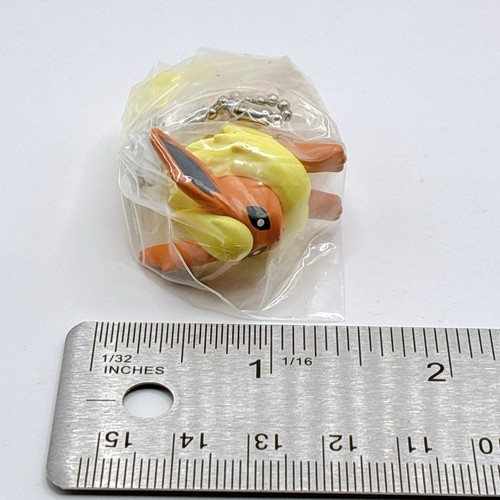 Pokemon Flareon Joint Marcot Mini Figure Charm Tsunagete Keychain Anime Japan - Picture 3 of 10