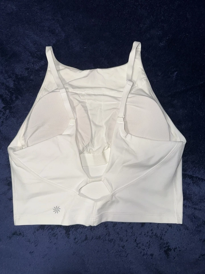 Women’s Athleta Intention Athletic Crop Top White Size Small - Image 4 of 4