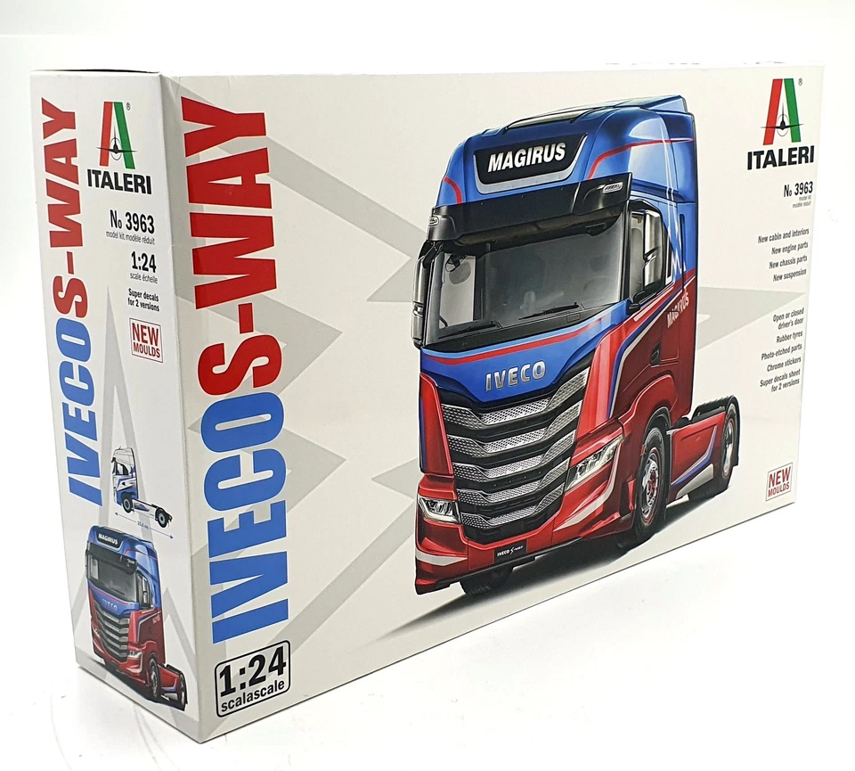 Kit Italeri escala 1/24 sin montar 3963 - Iveco S-Way Truck Foto 2 de 4