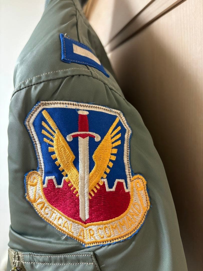 Buzz Rickson MA1 Flight Jacket Custom Patch Good … - image 5