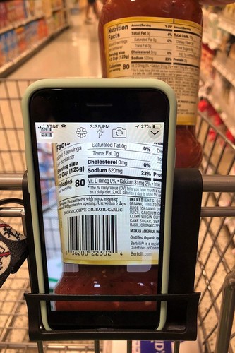 Portable Electronic Device Mount Phone Holder for Grocery Carts Made in USA - 第 5/9 張圖片