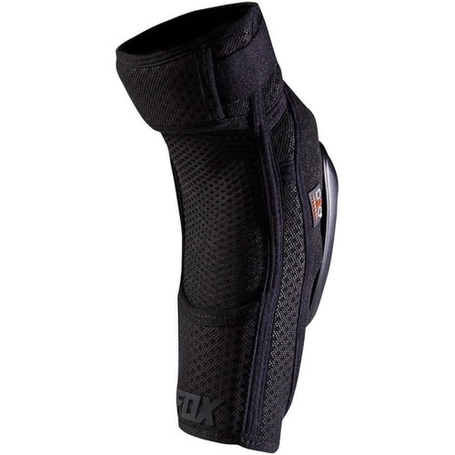 Fox Launch Pro D3O Cycling Elbow Guards Black Bike Moisture Wicking Breathable - Picture 2 of 2