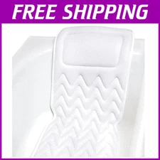 Breathable Bath Pillow with Suction Cups - Comfortable Spa Accessory for Home