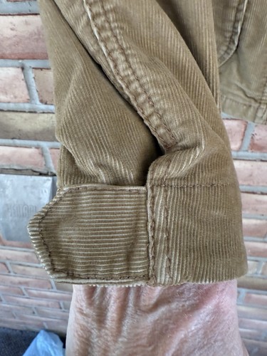 Eddie Bauer Corduroy Jacket Women’s Size XL Khaki Button Up w/Pockets - Afbeelding 6 van 11