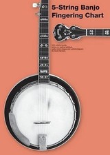 5-String Banjo Fingering Chart by David Harrison English Paperback Book