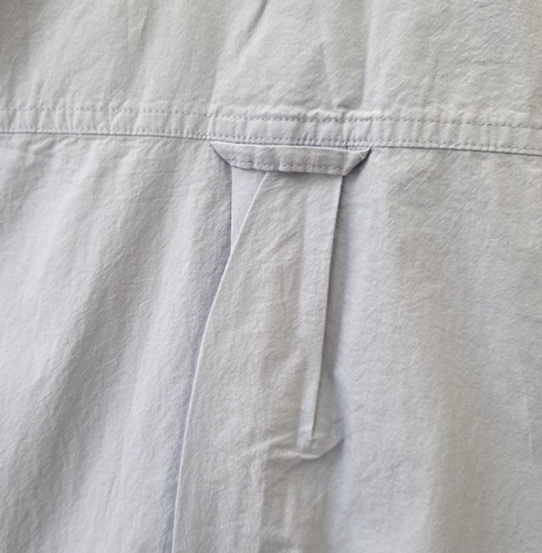 Madewell Signature Popeline camicia manica corta con bottoni blu chiaro L NL278 #33 - Foto 12 di 12