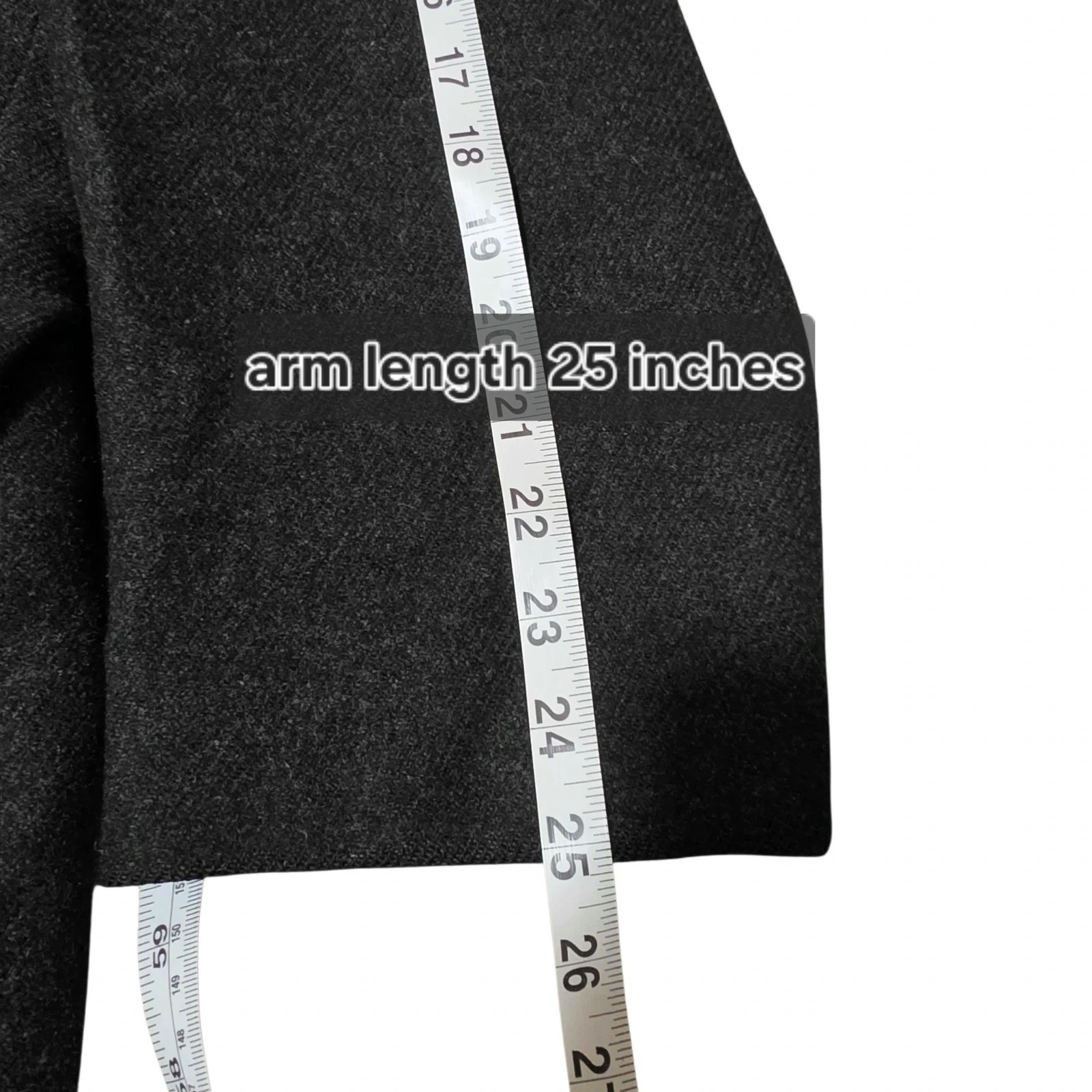 Vintage 1950s Chesterfield Overcoat 40r Bespoke Charcoal Wool Velvet image 18