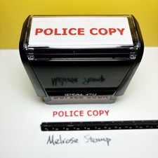 Police Copy Rubber Stamp Red Ink Self Inking Ideal 4913
