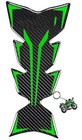 5D Real Carbon Fiber, Motorcycle Decal Vinyl Tank Protector, Tank Pad for GREEN