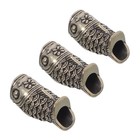  3 sztuki sznurek spadochronowy wisiorek z koralikami koi ryba charm wisiorek vintage