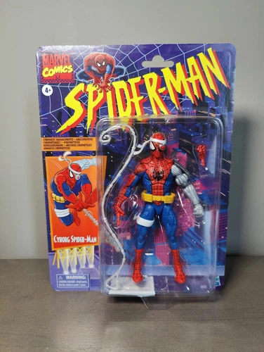 Marvel Legends Colección Retro Cyborg Spider-Man 6” - Objetivo Exclusivo - Nuevo