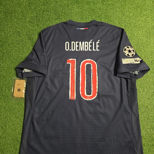 🇫🇷 Nike PSG Ousmane Dembele #10 2024/2025 Home Jersey Champions League Final - Picture 18 of 18