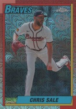 2025 Topps '90 Topps Silver Pack Chrome Insert Card #T90C109 Chris Sale