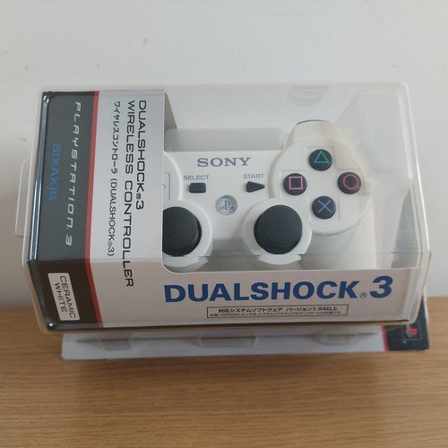 Official Sony PlayStation 3 Ceramic White DualShock 3 Controller Brand New - Picture 1 of 15