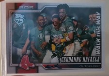 Topps 2026 Series 1 WALK this WAY Ceddanne Rafaela Red Sox Baseball #101