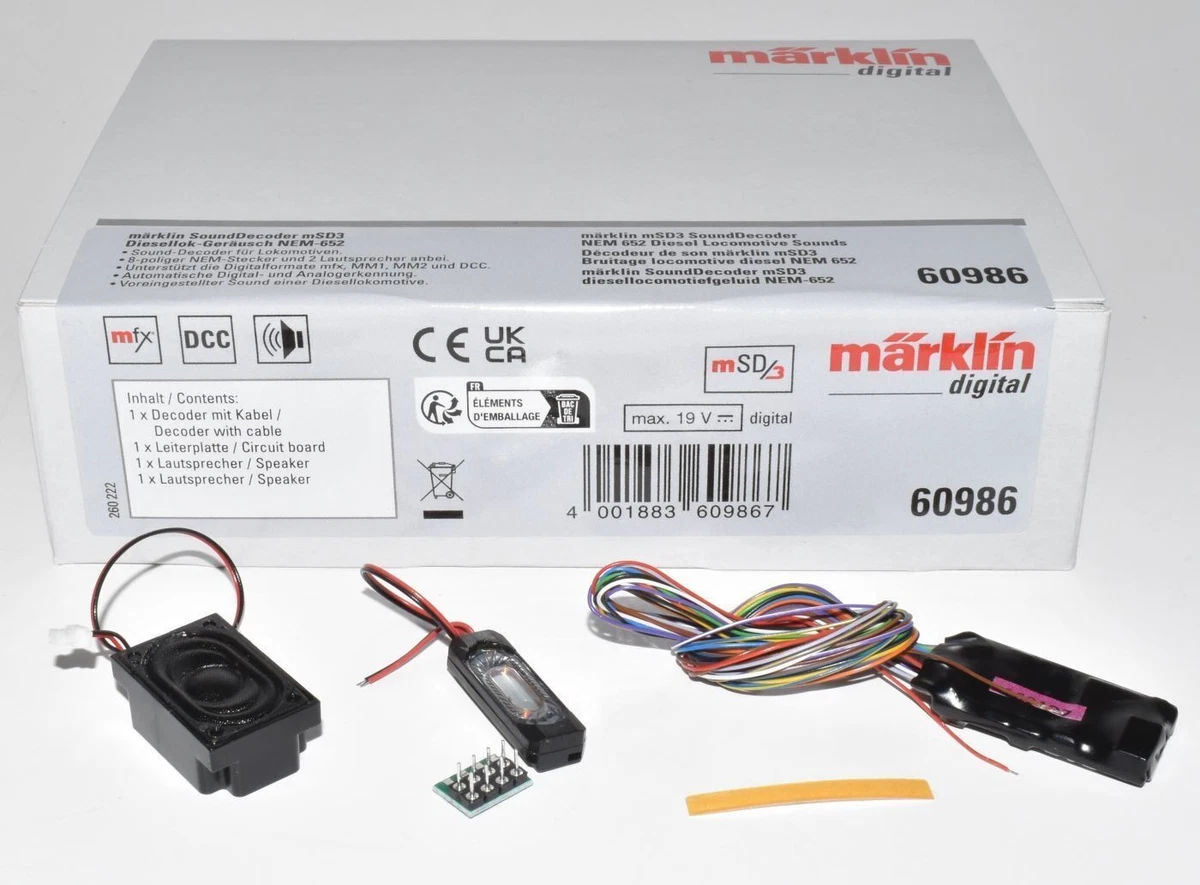 Märklin 60976 MSD/3 Sounddecoder Uden Kabel, Med Stik Købe