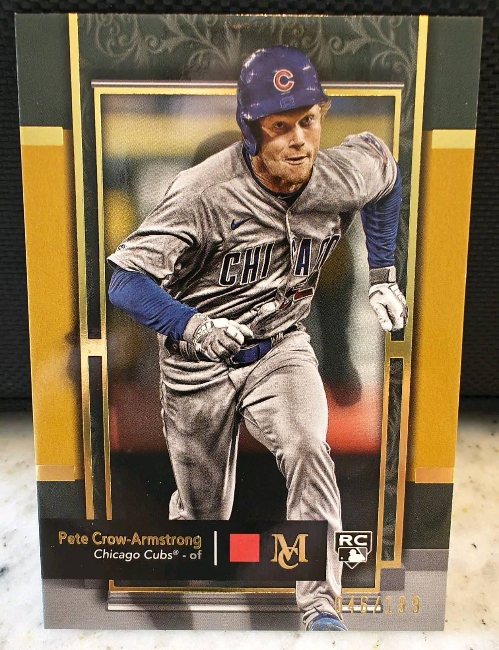 2024 Topps Museum Collection Gold /199 Pete Crow-Armstrong #30 Rookie RC
