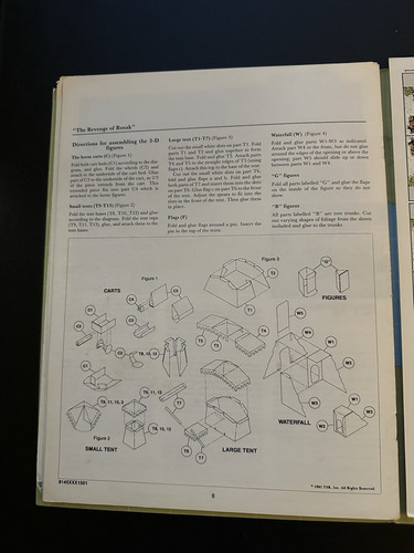 Dungeons & Dragons AC3 3-D Dragon Tiles - Revenge of Rusak 1985 TSR Incomplete - Picture 7 of 9