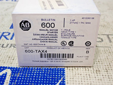 Allen Bradley 600-TAX4 Manual Motor Starter Toggle Type Nema 1 Ser B