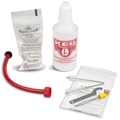 Kegconnection Kegerator Beer Line Cleaning Kit - Easy and Safe to Use Keg Cleane