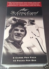 2012 LEAF THE LIVING LEGEND PETE ROSE New Factory Sealed Box 1 Rose Auto Per Box