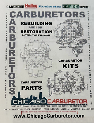 1983-87 CARBURETOR REPAIR KIT HONDA PRELUDE 1.8L ENGINE