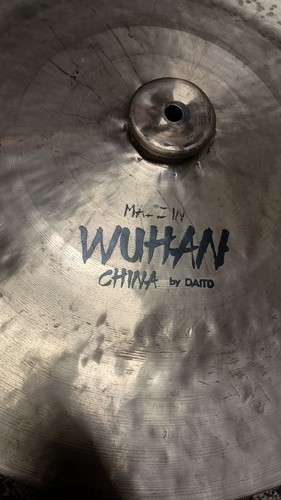 Hand Made Wuhan 20" China Cymbal and Zildjian Soft Carrying Case Drumming Drums - Picture 5 of 18