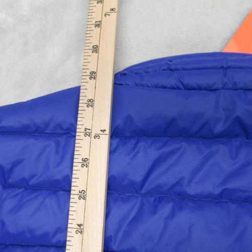 Elevate Down Puffer Jacket Mens XL Royal Blue Zip Pockets Full Zip Irving NEW - Picture 15 of 18