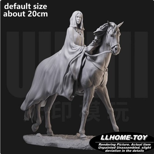 Film Prinzessin Arwen Reiten Pferd Resin 3D Druck GK Figur DIY Modell unbemalt