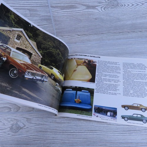 Chrysler - Plymouth - todos los modelos - 1974 - folleto - concesionario - color - de colección - Imagen 5 de 7