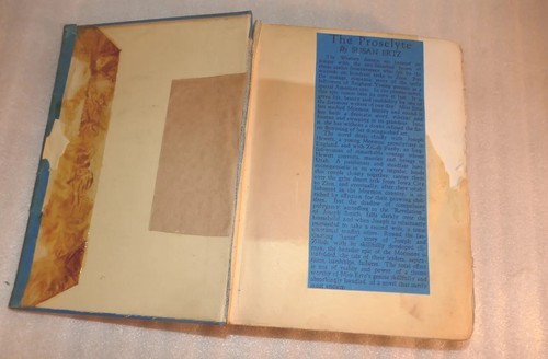 Susan Ertz THE PROSELYTE 1st Edition 1st Printing 1933 - Picture 2 of 17