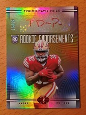2022 Illusions Rookie Endorsements Red Ink Tyrion Davis-Price Auto #'d 15/99