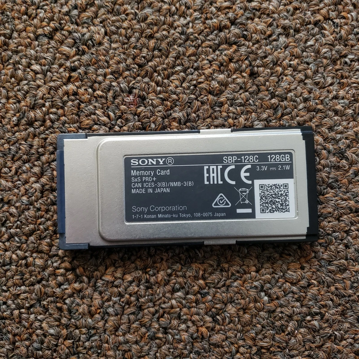 Sony Pro+ 128GB SxS PRO+ Memory Card SBP-128C for 4K Cameras